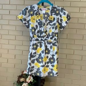 Three pink hearts short sleeves tunic size medium